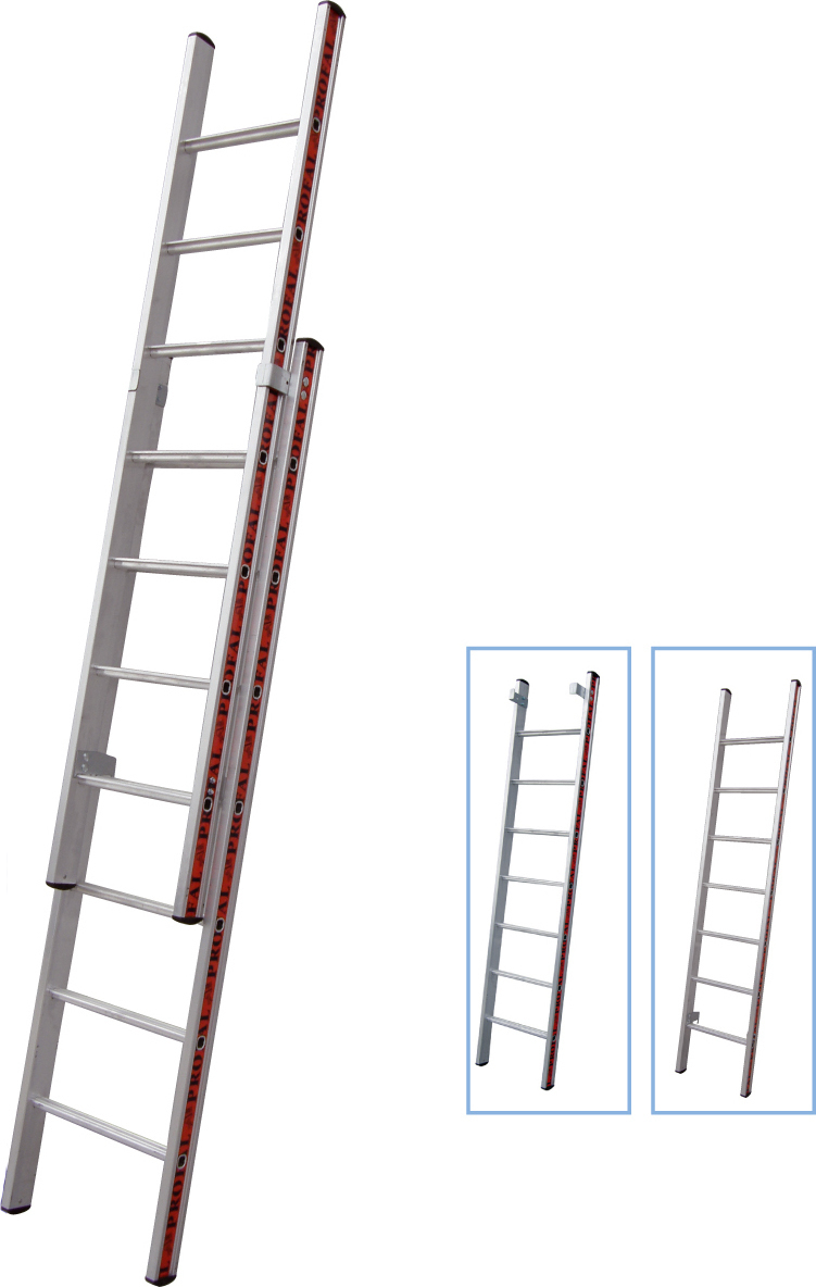 Profal Σκάλα Αλουμινίου δυο τεμ.2x19 σκαλιά χωρίς τραβέρσα 800419 -  ΣΚΑΛΕΣ στο Χρωμοδομή