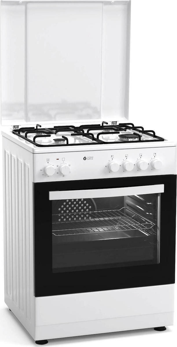 Thermogatz TGS 3610 WH Turbo Κουζίνα 56lt με Εστίες Υγραερίου Π60εκ. Λευκή 04.401.091 - ΚΟΥΖΙΝΕΣ στο Χρωμοδομή