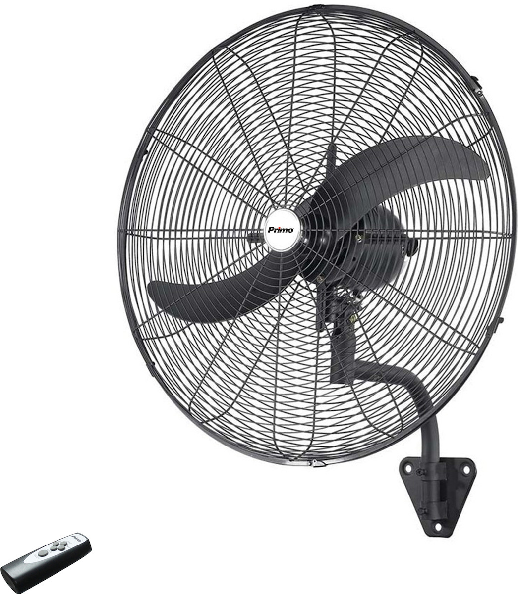 Primo PRWF-80511 Επαγγελματικός Ανεμιστήρας Τοίχου 140W Διαμέτρου 50cm με Τηλεχειριστήριο -  ΑΝΕΜΙΣΤΗΡΕΣ στο Χρωμοδομή