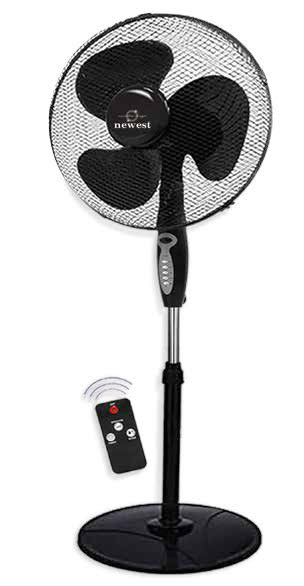 Newest FS-40R Ανεμιστήρας Ορθοστάτης 60W Διαμέτρου 40cm με Τηλεχειριστήριο -  ΑΝΕΜΙΣΤΗΡΕΣ στο Χρωμοδομή