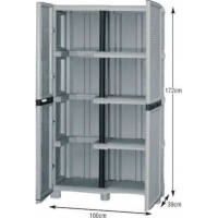 Ντουλάπα (με χώρο για σκούπα) CONCERT C100/172 610016 -  ΝΤΟΥΛΑΠΕΣ στο Χρωμοδομή