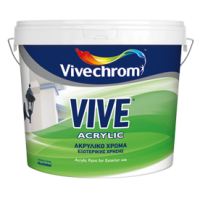 ΒΙΒΕ ΑΚΡΥΛΙΚΟ ΧΡΩΜΑ ΛΕΥΚΟ 9L 5202565170159 - ΕΞΩΤΕΡΙΚΗΣ ΕΠΙΦΑΝΕΙΑΣ στο Χρωμοδομή