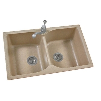 Sanitec Eclectic 322 Metallic Coffee( 81 x 50cm) συνθετικός γρανίτης νεροχύτης - ΝΕΡΟΧΥΤΕΣ στο Χρωμοδομή