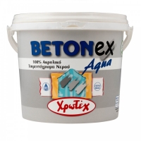 BETONEX AQUA Λευκό ακρυλικό χρώμα 9lt ΧΡΩΤΕΧ - ΕΞΩΤΕΡΙΚΗΣ ΕΠΙΦΑΝΕΙΑΣ στο Χρωμοδομή