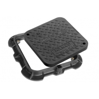 Τετράγωνο κάλυμμα φρεατίων απο συνθετικό υλικό (πλαστικό) KIO 400 C250 - ΥΔΡΕΥΣΗ στο Χρωμοδομή