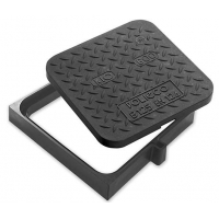 Τετράγωνο κάλυμμα φρεατίων απο συνθετικό υλικό (πλαστικό) KIO 300 B125 - ΥΔΡΕΥΣΗ στο Χρωμοδομή