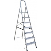 Pankoskal Economy Σκάλα Αλουμινίου 7+1 -  ΣΚΑΛΕΣ στο Χρωμοδομή