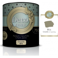 Χρώμα κιμωλίας νερού Deco Chalk Paint 750ml - B73 Γρανίτης - ΚΙΜΩΛΙΑΣ στο Χρωμοδομή