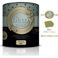 Χρώμα κιμωλίας νερού Deco Chalk Paint 750ml - B67 Ολιβίτης - ΚΙΜΩΛΙΑΣ στο Χρωμοδομή