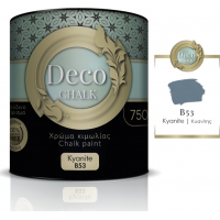 Χρώμα κιμωλίας νερού Deco Chalk Paint 750ml - B53 Κυανίτης - ΚΙΜΩΛΙΑΣ στο Χρωμοδομή