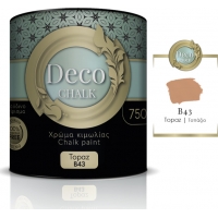 Χρώμα κιμωλίας νερού Deco Chalk Paint 750ml - B43 Τοπάζιο - ΚΙΜΩΛΙΑΣ στο Χρωμοδομή