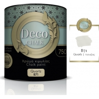 Χρώμα κιμωλίας νερού Deco Chalk Paint 750ml - B71 Χαλαζίας - ΚΙΜΩΛΙΑΣ στο Χρωμοδομή
