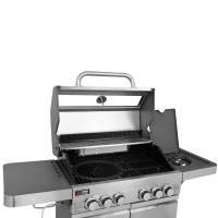 Thermogatz 03.313.333 Ψησταριά BBQ Υγραερίου VIEW 4+1+1Inox 18kW -  ΨΗΣΤΑΡΙΕΣ στο Χρωμοδομή