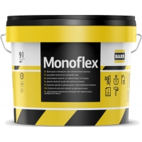 Bauer Monoflex Ελαστομερές Ακρυλικό Επαλειφόμενο Στεγανωτικό 9lt Λευκό 15683673 - ΜΟΝΩΤΙΚΑ ΤΑΡΑΤΣΑΣ στο Χρωμοδομή