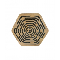 ALPHAcoustic AcouCeLL Hexa Wood Maze 390 x 435 x 55 mm (6 Τεμάχια) 43894697 -  ΗΧΟΜΟΝΩΤΙΚΑ ΥΛΙΚΑ στο Χρωμοδομή