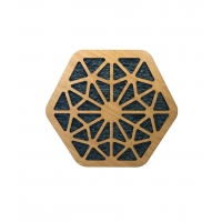 ALPHAcoustic AcouCeLL Hexa Wood Jali 390 x 435 x 55 mm (6 Τεμάχια) 43894702 -  ΗΧΟΜΟΝΩΤΙΚΑ ΥΛΙΚΑ στο Χρωμοδομή