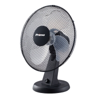 Primo PRTF- 80593 Επιτραπέζιος Ανεμιστήρας 16" 40cm 50W Mαύρος -  ΑΝΕΜΙΣΤΗΡΕΣ στο Χρωμοδομή