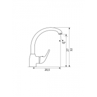 Sanitec Jolla Μπαταρία Κουζίνας Πάγκου Ασημί 42634883 - ΜΠΑΤΑΡΙΕΣ στο Χρωμοδομή