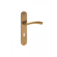 Viometale Πόμολο Μεσόπορτας με Πλάκα 06.460 06.460 (Απόσταση Κέντρων 38mm) Όρο Ματ - ΠΟΜΟΛΑ ΠΟΡΤΑΣ στο Χρωμοδομή