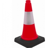 Doorado Κώνος Κυκλοφορίας από Πλαστικό σε Κόκκινο Χρώμα με Ύψος 50εκ. PARK-DH-PE-1 - ΚΟΛΩΝΑΚΙΑ - ΚΩΝΟΙ στο Χρωμοδομή