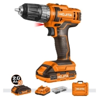 Δραπανοκατσάβιδο 45Nm μπαταρίας 20V βαλιτσάκι HOJITA 601000.0005 -  ΔΡΑΠΑΝΟΚΑΤΣΑΒΙΔΑ στο Χρωμοδομή