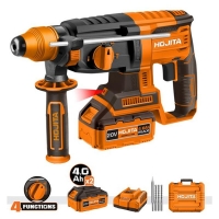 Περιστροφικό κρουστικό πιστολέτο 26mm μπαταρίας 20V βαλιτσάκι HOJITA 601007.0001 - ΠΙΣΤΟΛΕΤΑ στο Χρωμοδομή