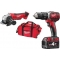 Σετ Milwaukee M18 Vario Κρουστικό Δραπανοκατσάβιδο 2 ταχυτήτων M18 BPD & Γωνιακός Τροχός Βαρέως τύπου 125mm HD18 AG125 3910074 - ΣΕΤ ΕΡΓΑΛΕΙΩΝ στο Χρωμοδομή