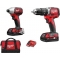 Σετ Milwaukee Brushless Κρουστικό Δραπανοκατσάβιδο+Παλμικό Κατσαβίδι (2x2.0Ah) BLPP2C-202B 3900776 - ΣΕΤ ΕΡΓΑΛΕΙΩΝ στο Χρωμοδομή